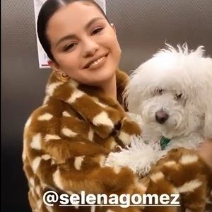 SOLD Jakke Bambi Longline Faux Fur Coat